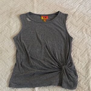 L.A. Gear Charcoal Knot Tank Top